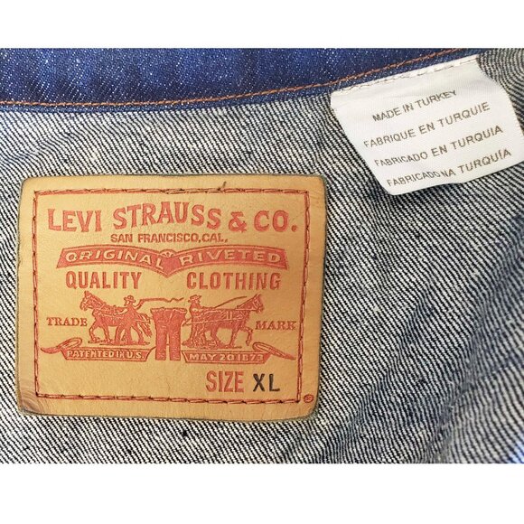 Levi's Mens Rare Limited Edition Type II Denim Chore Repro Jacket XL - Picture 7 of 10